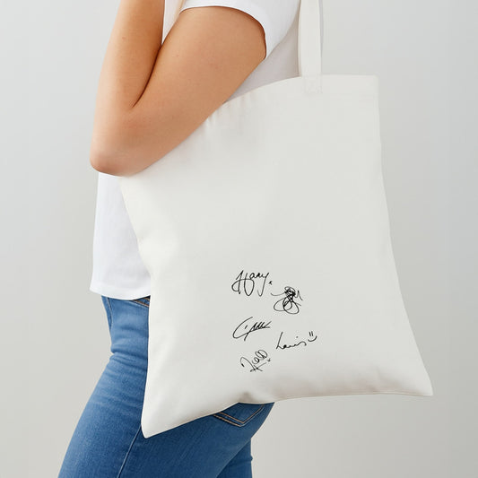 1D Signatures Tote Bag