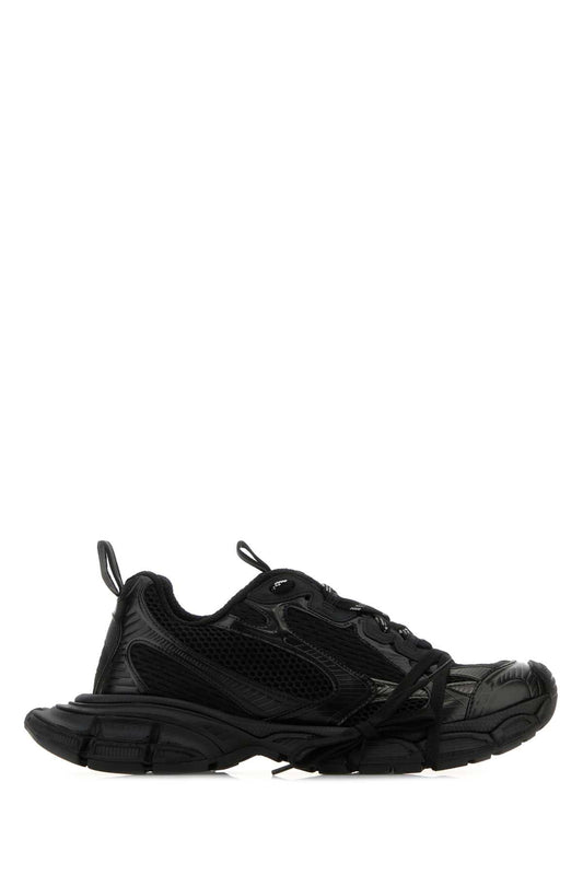 Balenciaga Men Black Mesh And Rubber 3Xl Sneakers