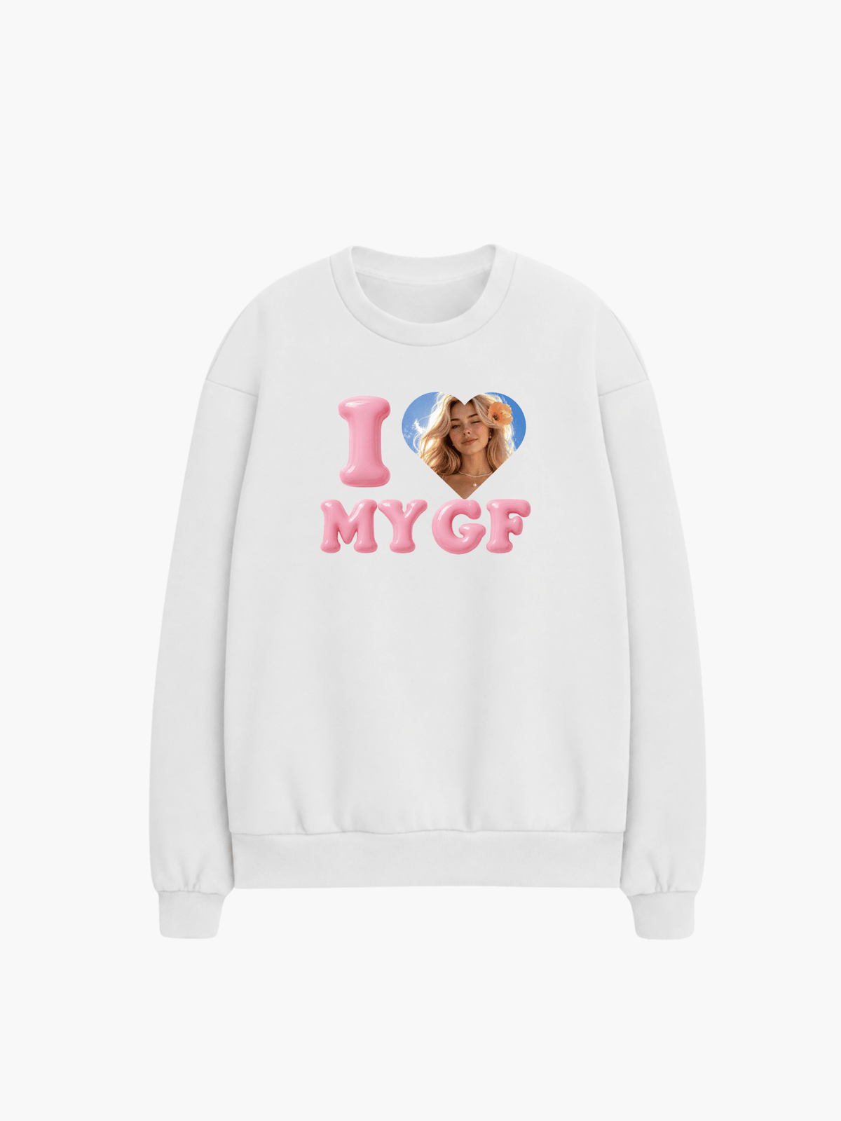 I Love My BF/GF Custom Photo Shirt