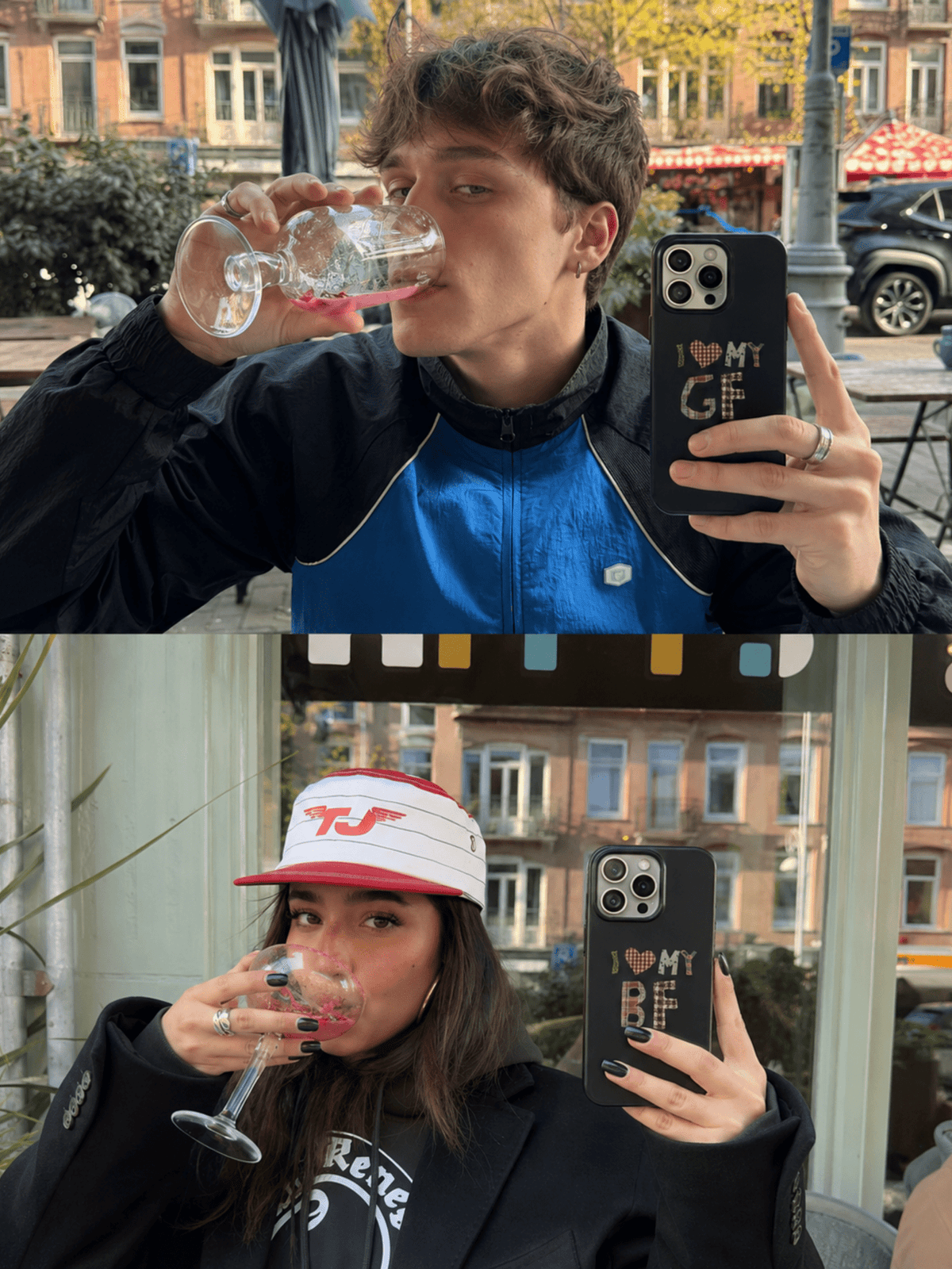 I Love My BF/GF Couple Phone Case