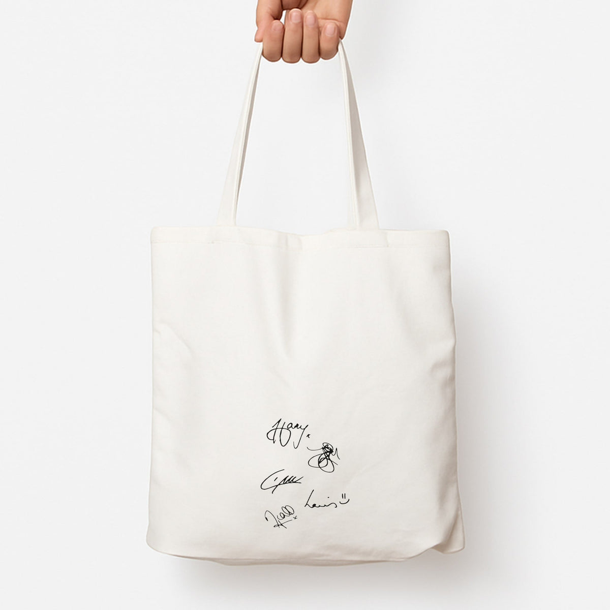 1D Signatures Tote Bag